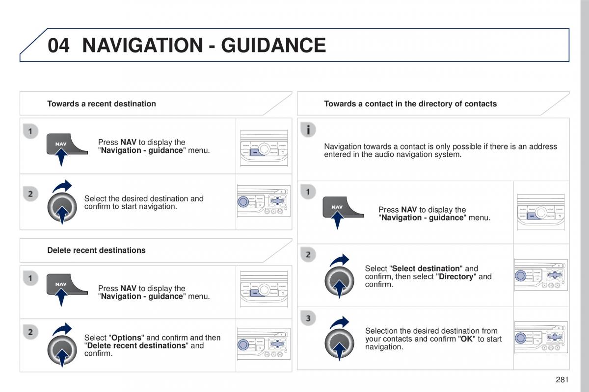 Peugeot 5008 II 2 owners manual / page 283