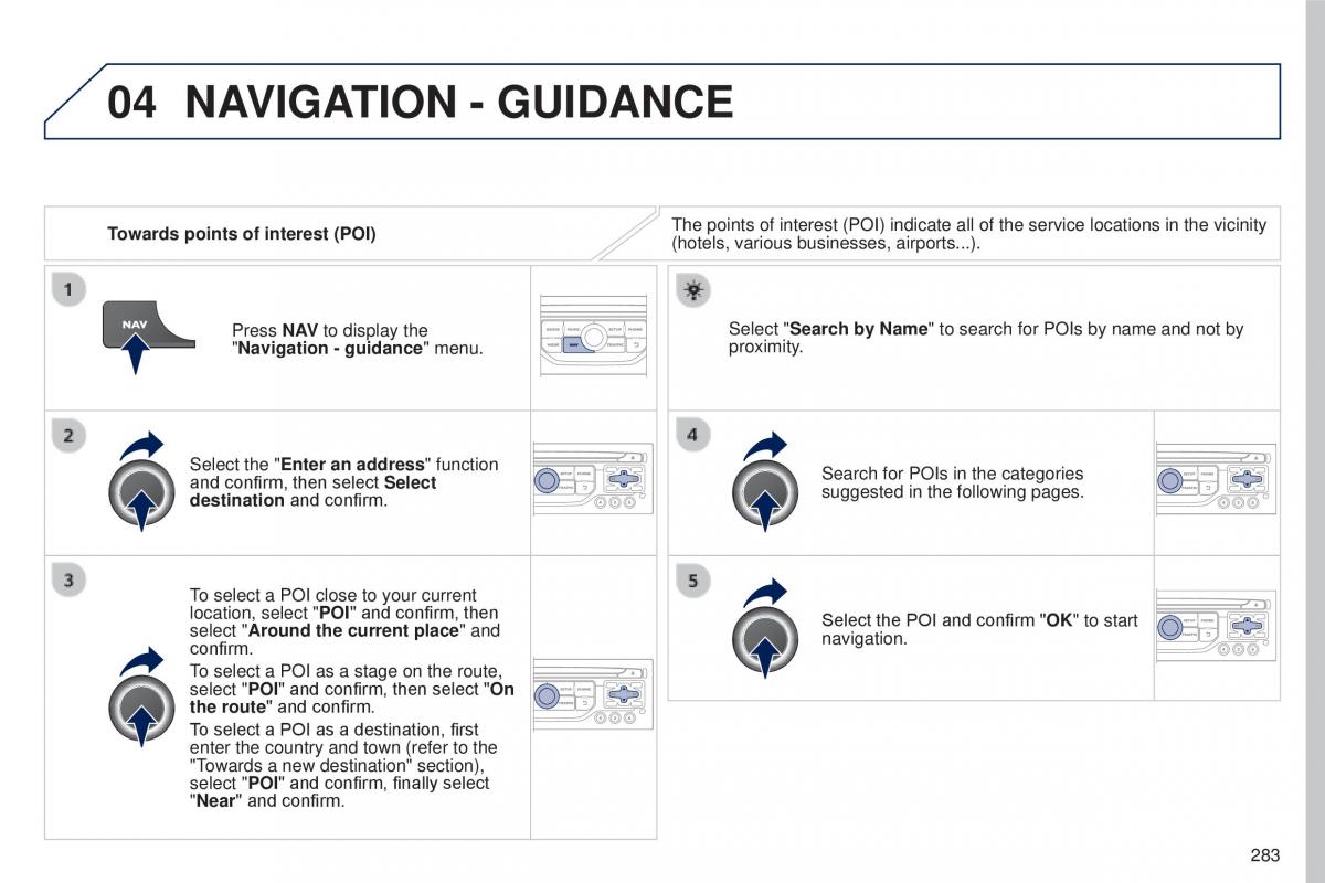 Peugeot 5008 II 2 owners manual / page 285