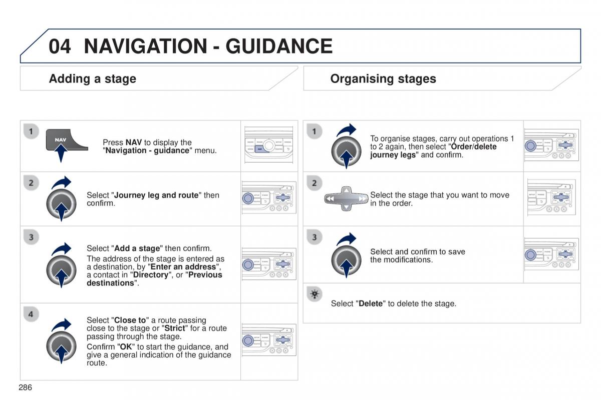 Peugeot 5008 II 2 owners manual / page 288