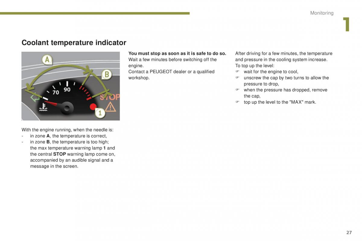 Peugeot 5008 II 2 owners manual / page 29