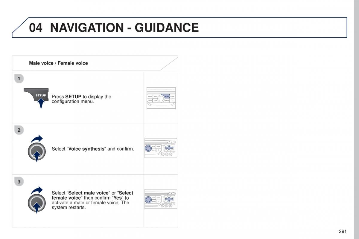 Peugeot 5008 II 2 owners manual / page 293