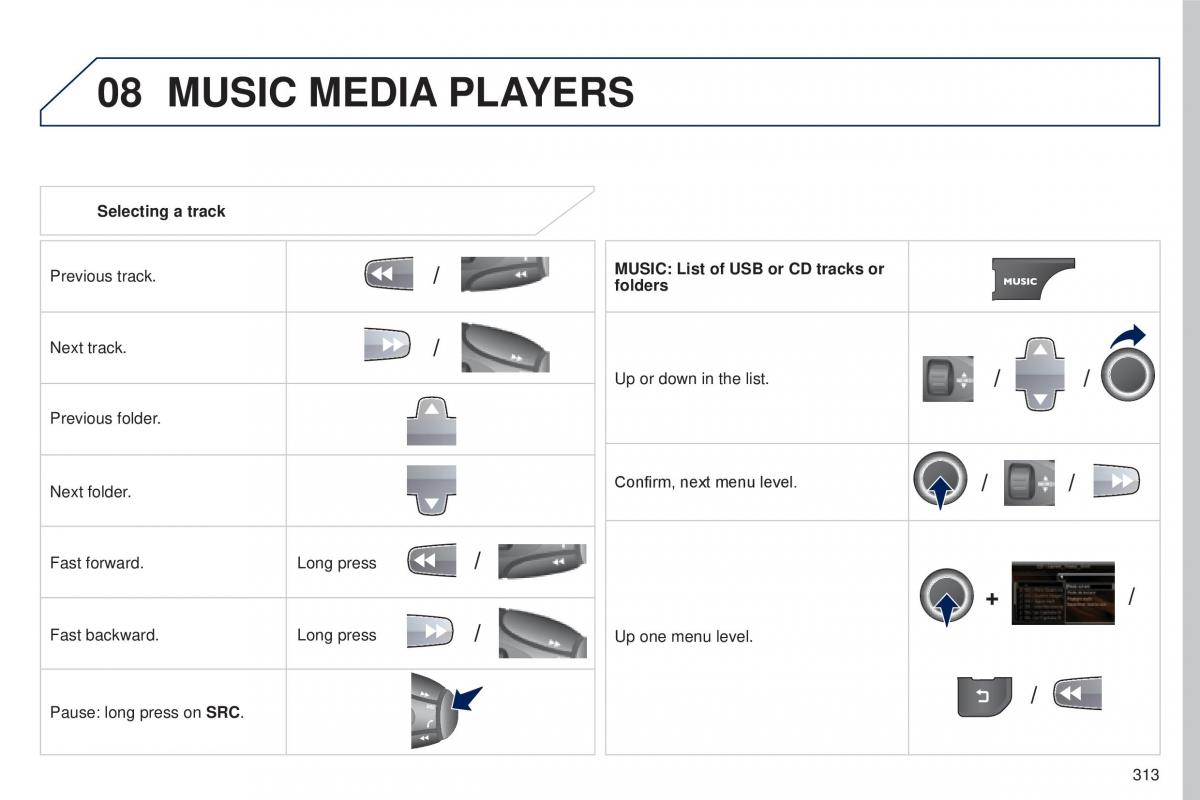 Peugeot 5008 II 2 owners manual / page 315