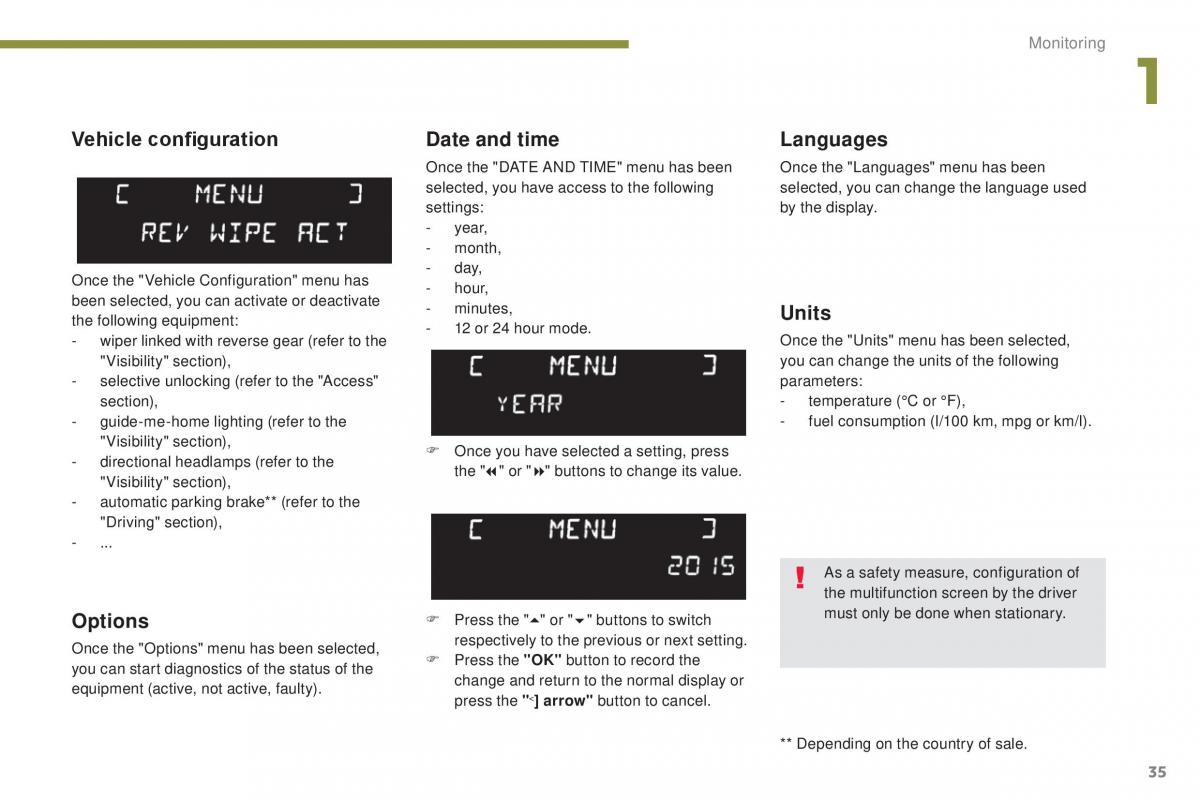 Peugeot 5008 II 2 owners manual / page 37