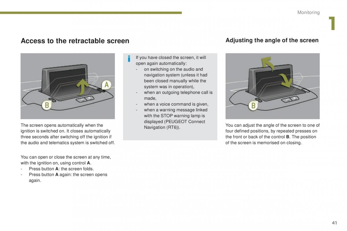 Peugeot 5008 II 2 owners manual / page 43