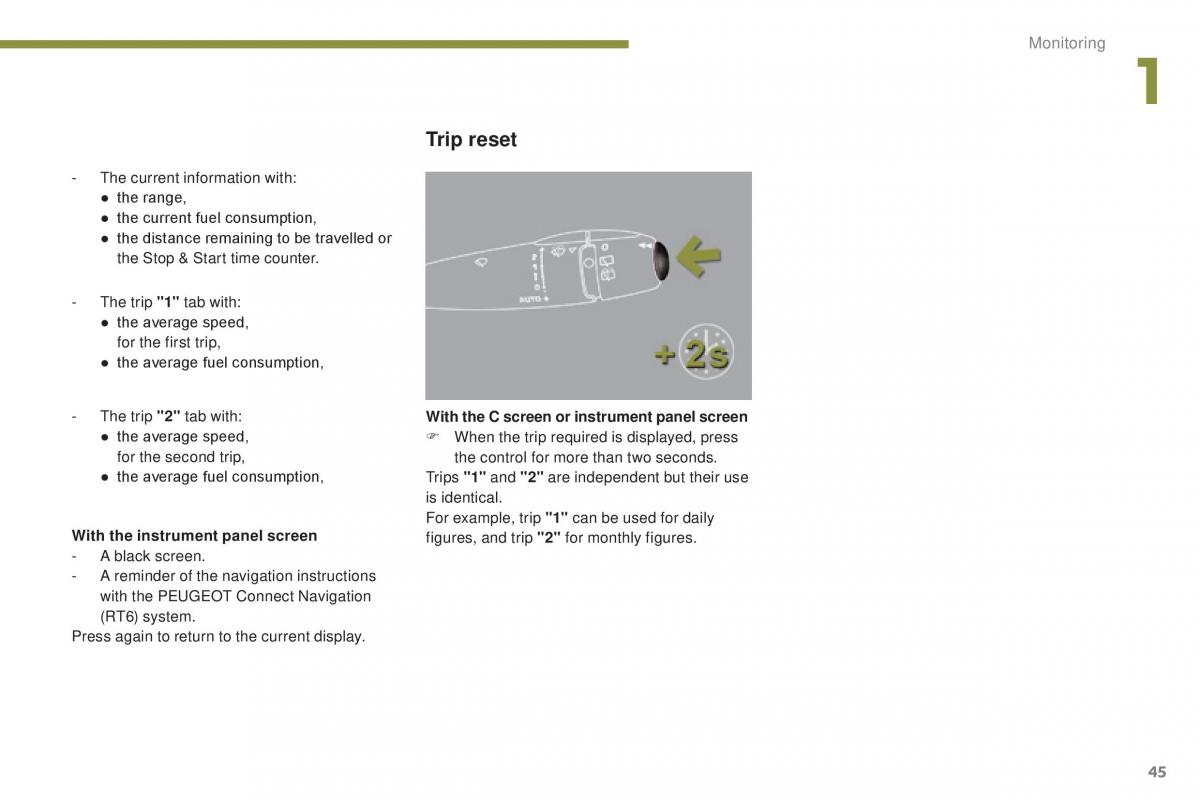 Peugeot 5008 II 2 owners manual / page 47