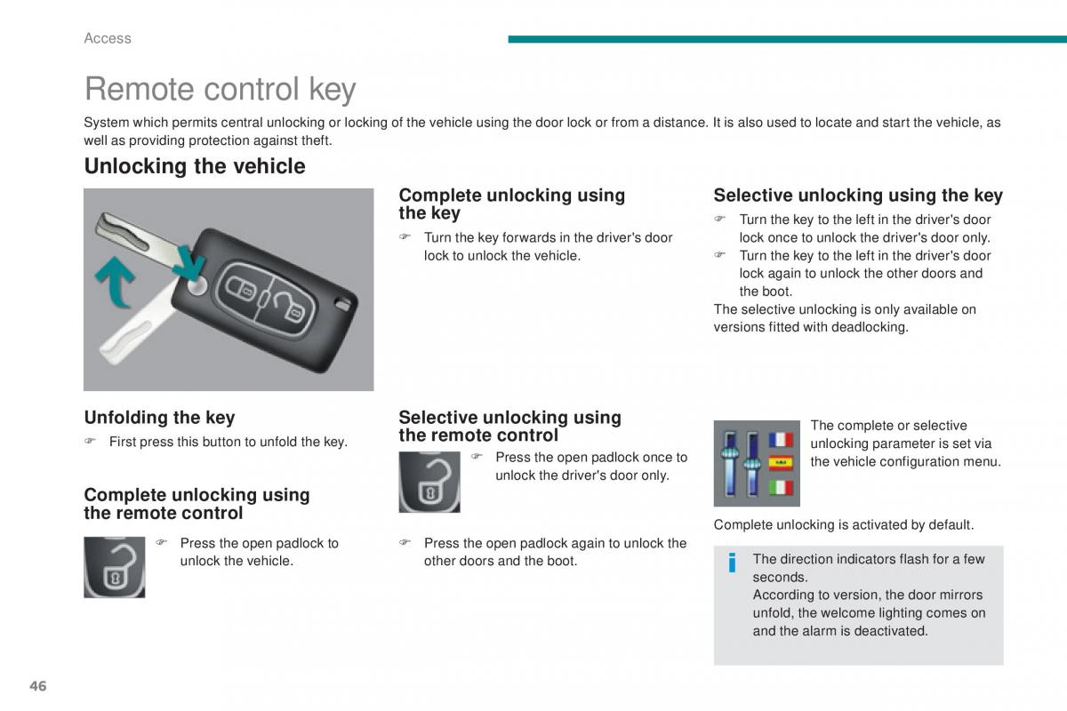 Peugeot 5008 II 2 owners manual / page 48