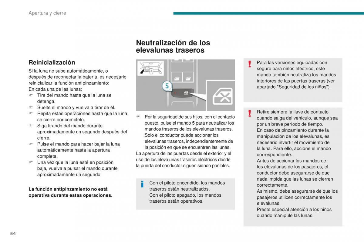 manual  Peugeot 5008 II 2 manual del propietario / page 56