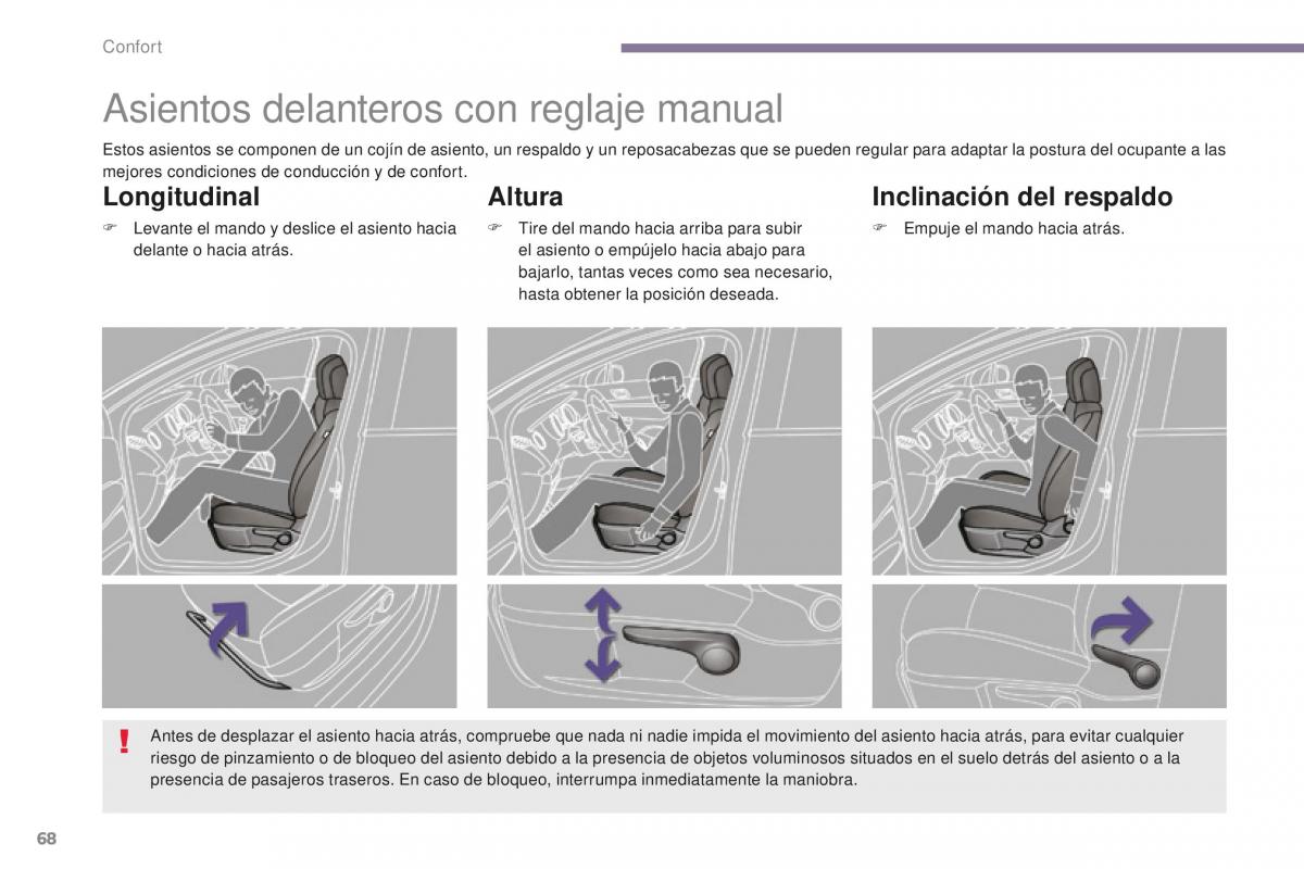 manual  Peugeot 5008 II 2 manual del propietario / page 70