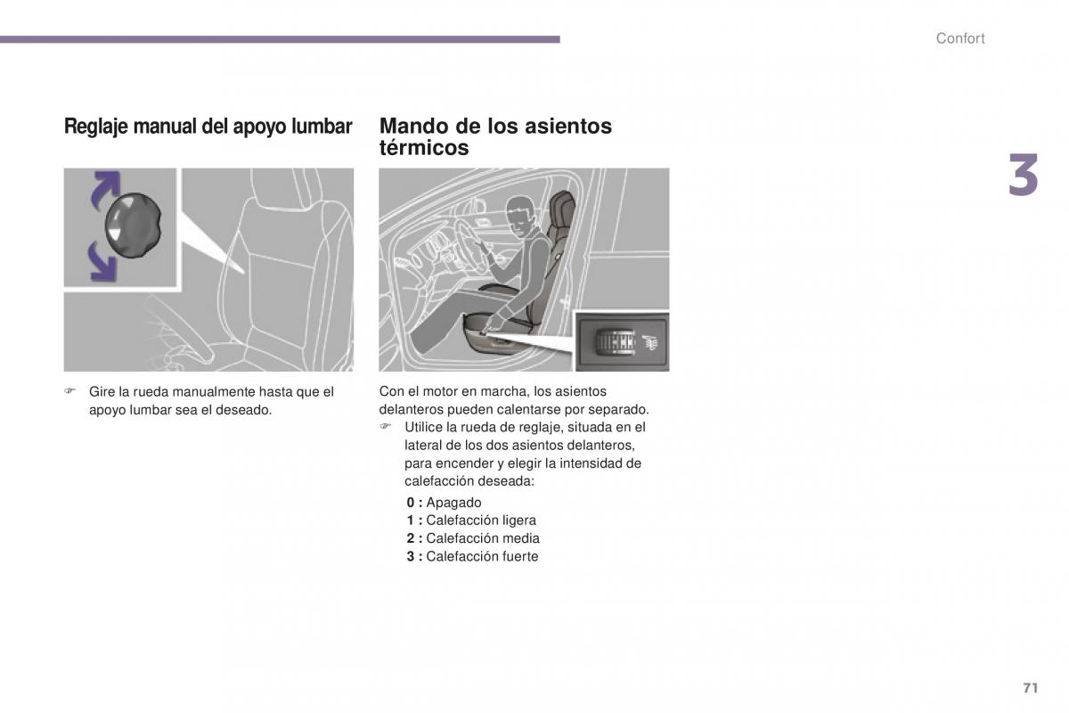 manual  Peugeot 5008 II 2 manual del propietario / page 73