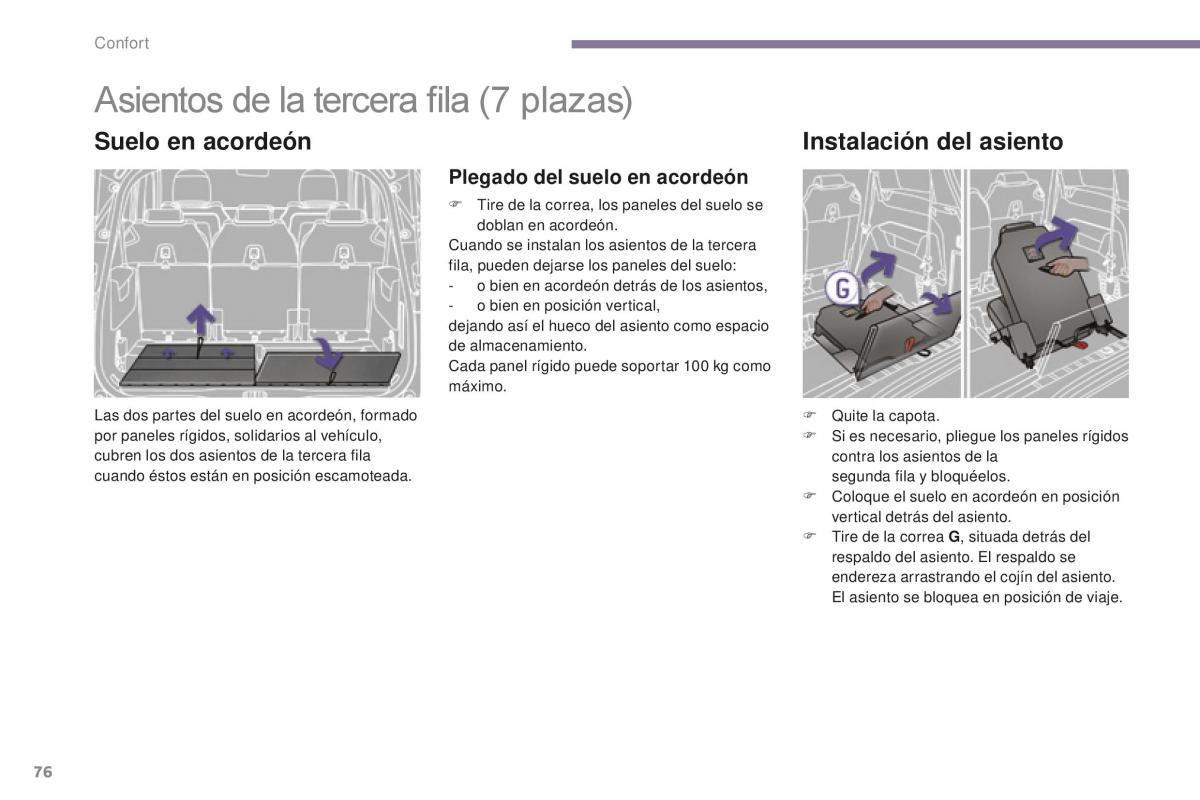 manual  Peugeot 5008 II 2 manual del propietario / page 78