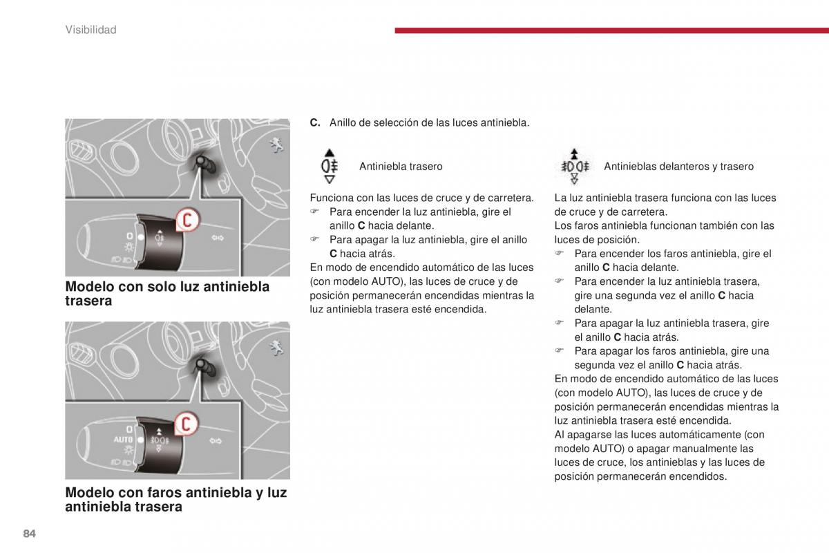 manual  Peugeot 5008 II 2 manual del propietario / page 86