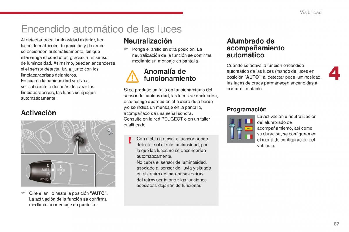 manual  Peugeot 5008 II 2 manual del propietario / page 89