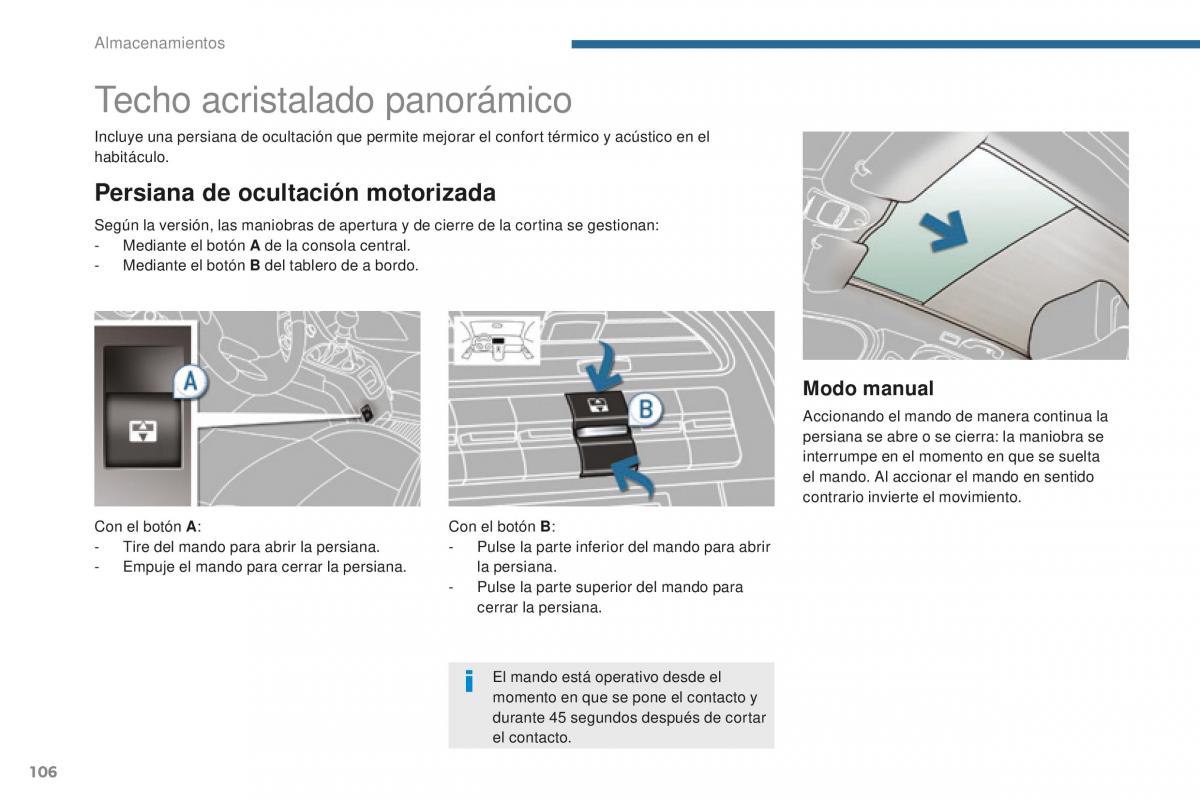 manual  Peugeot 5008 II 2 manual del propietario / page 108