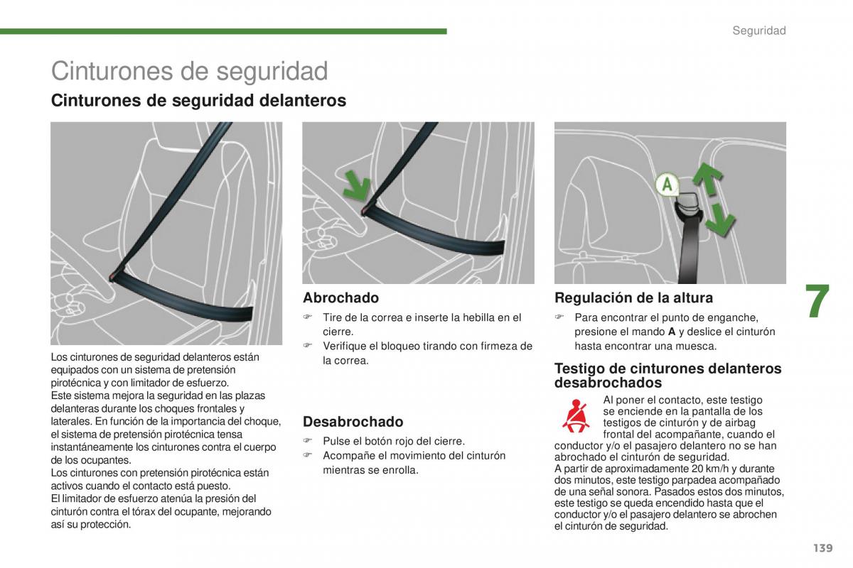 manual  Peugeot 5008 II 2 manual del propietario / page 141