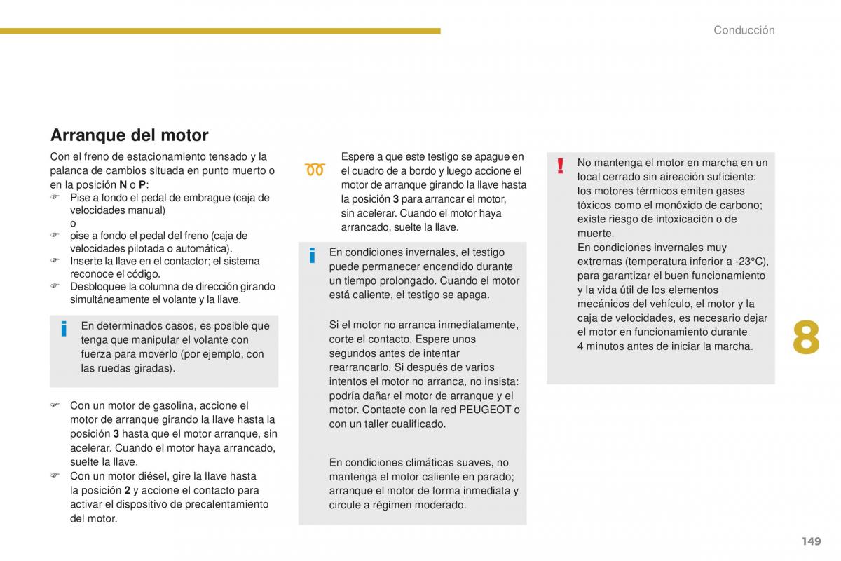 manual  Peugeot 5008 II 2 manual del propietario / page 151