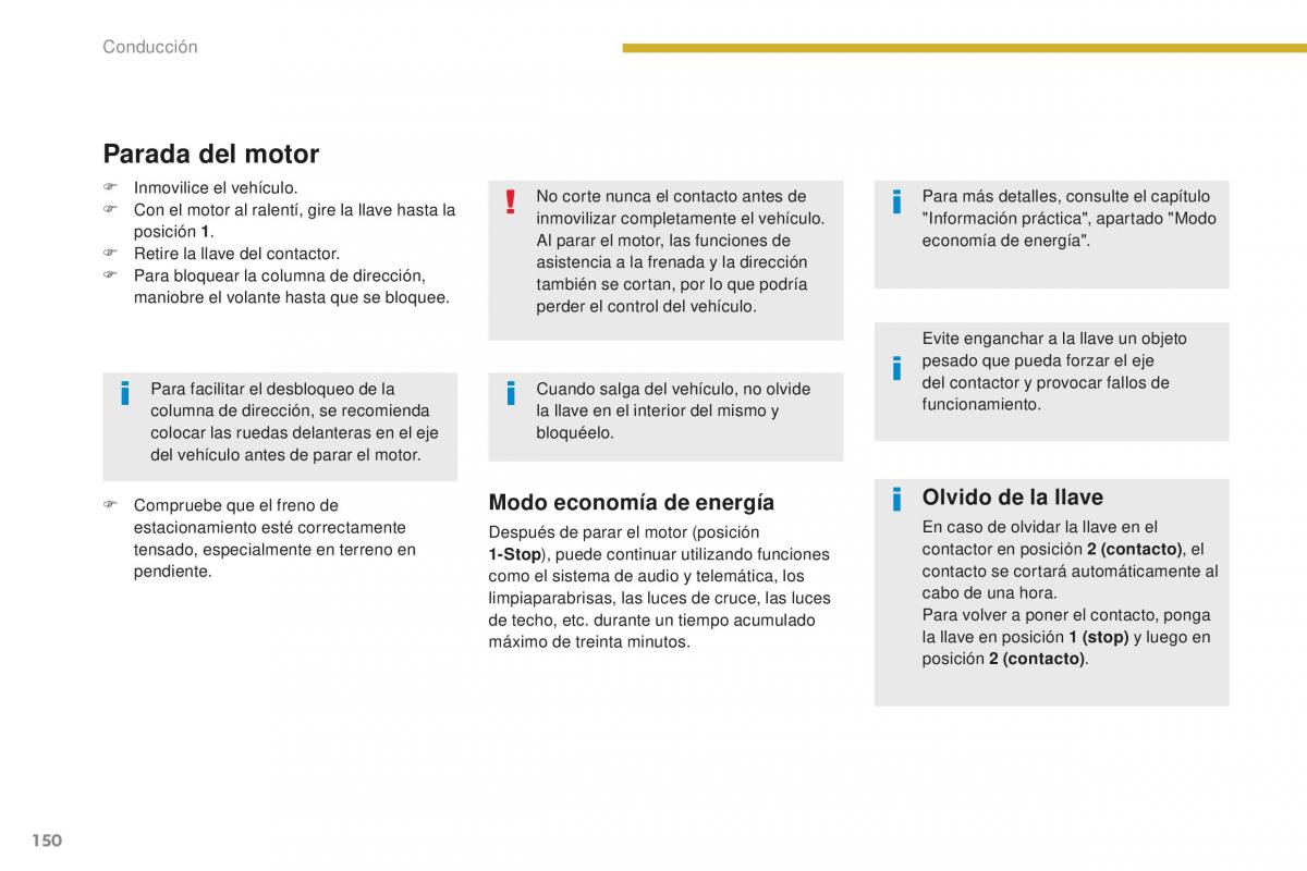 manual  Peugeot 5008 II 2 manual del propietario / page 152