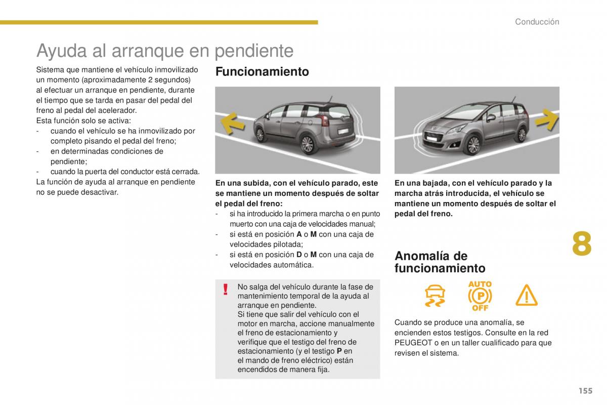 Peugeot 5008 II 2 manual del propietario / page 157