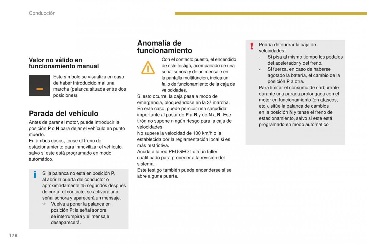 manual  Peugeot 5008 II 2 manual del propietario / page 180