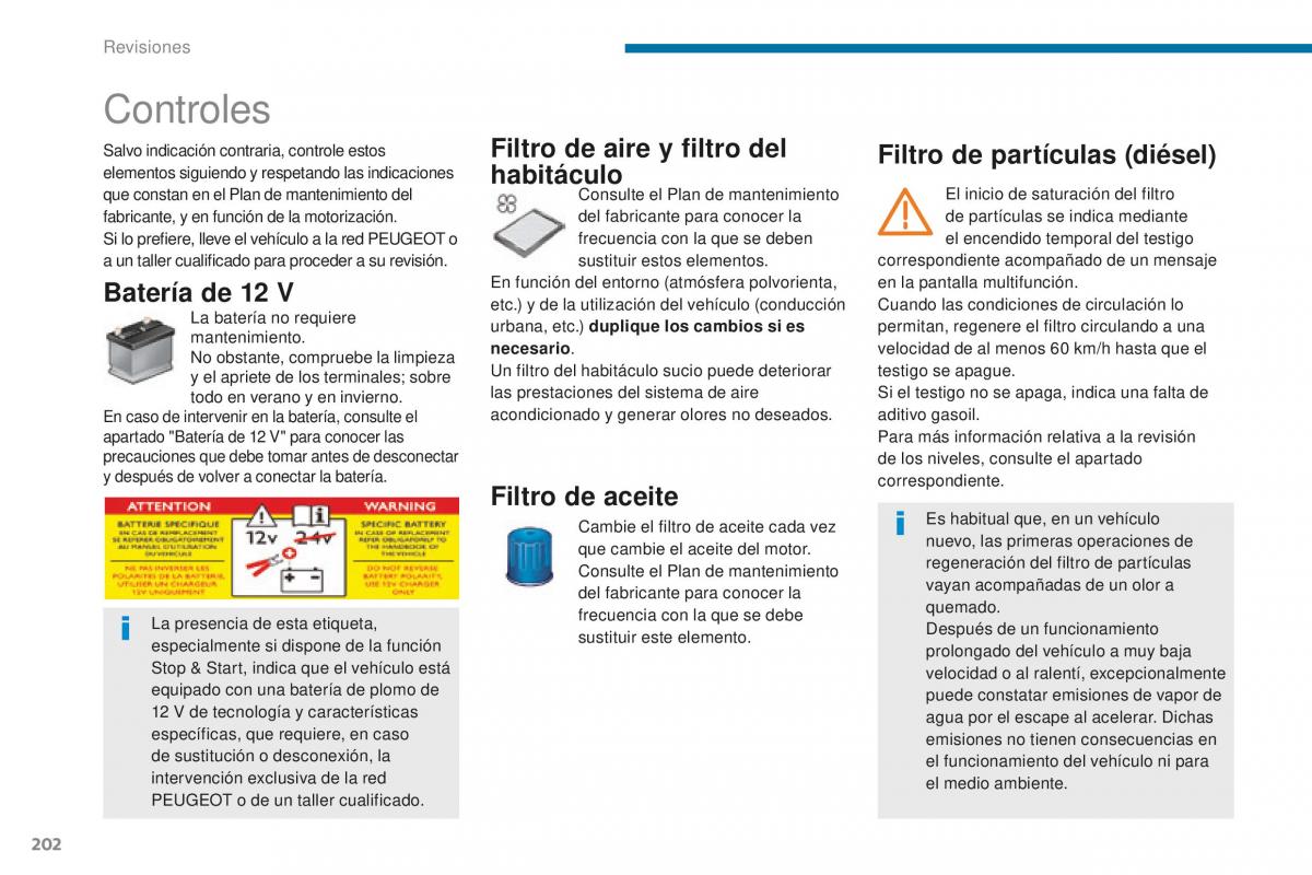 manual  Peugeot 5008 II 2 manual del propietario / page 204