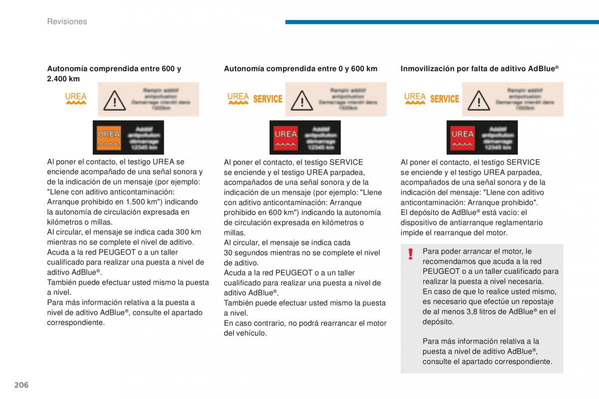 manual  Peugeot 5008 II 2 manual del propietario / page 208