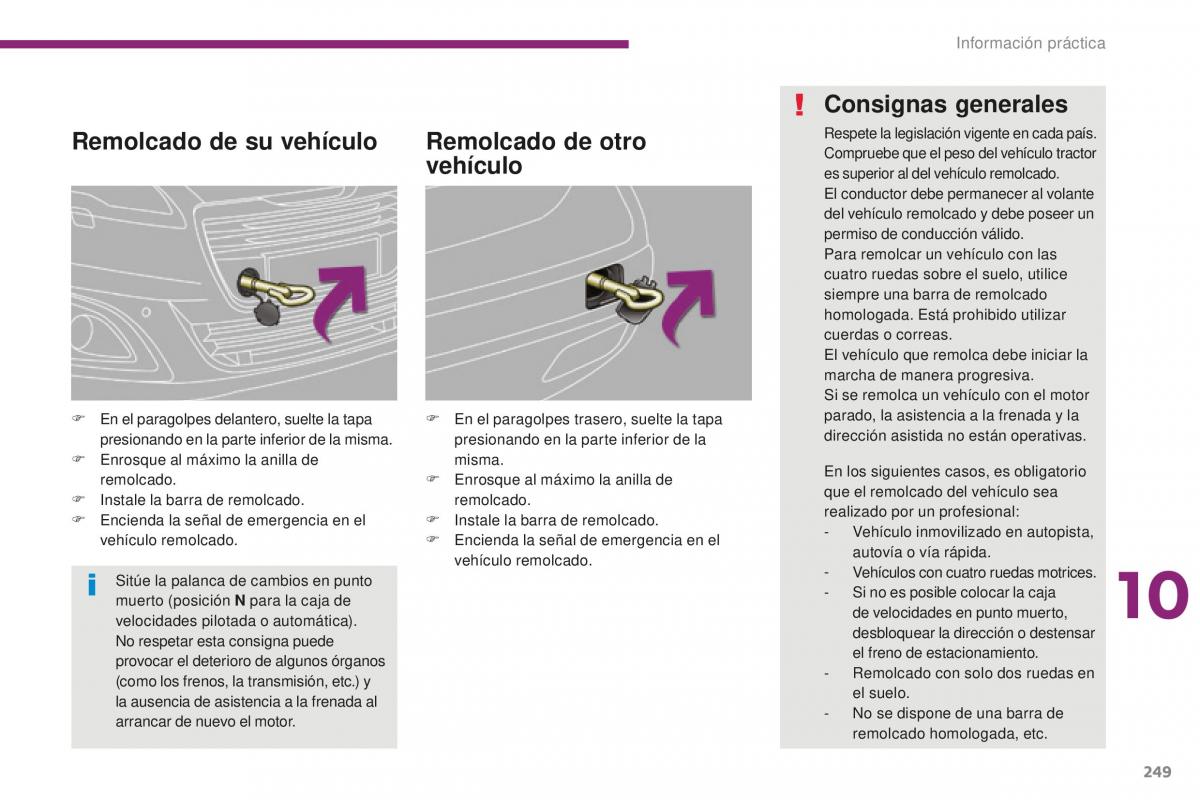 manual  Peugeot 5008 II 2 manual del propietario / page 251