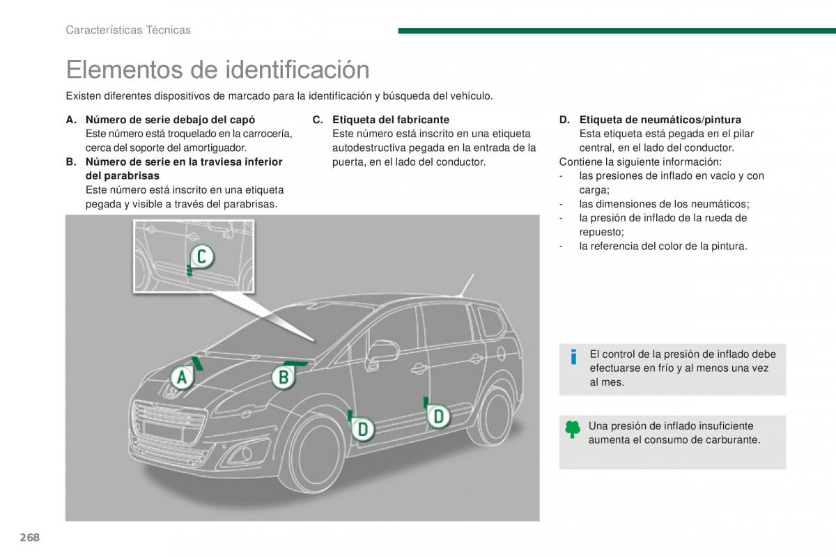 manual  Peugeot 5008 II 2 manual del propietario / page 270