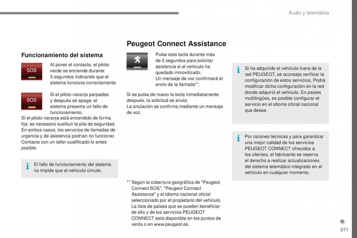 manual  Peugeot 5008 II 2 manual del propietario / page 273