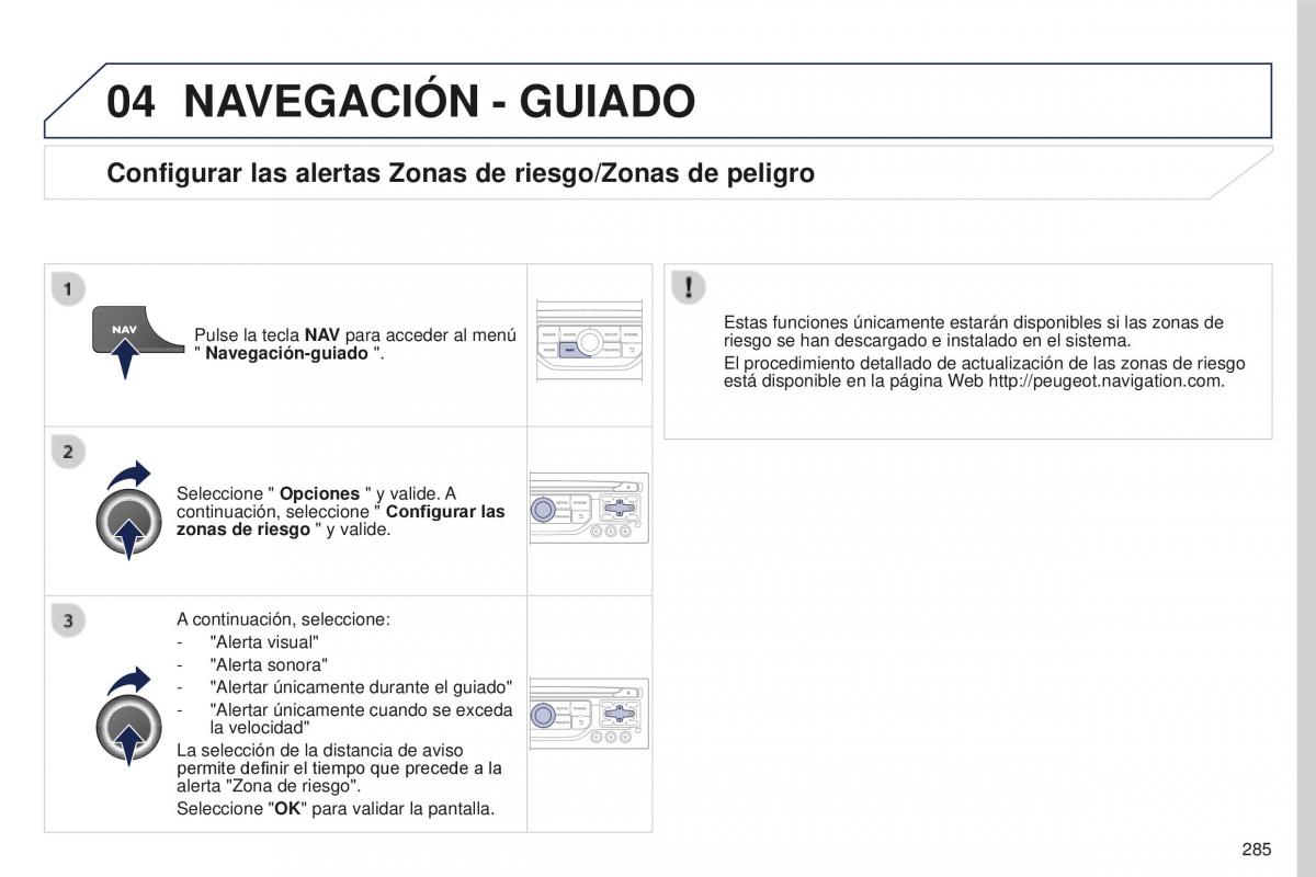 manual  Peugeot 5008 II 2 manual del propietario / page 287