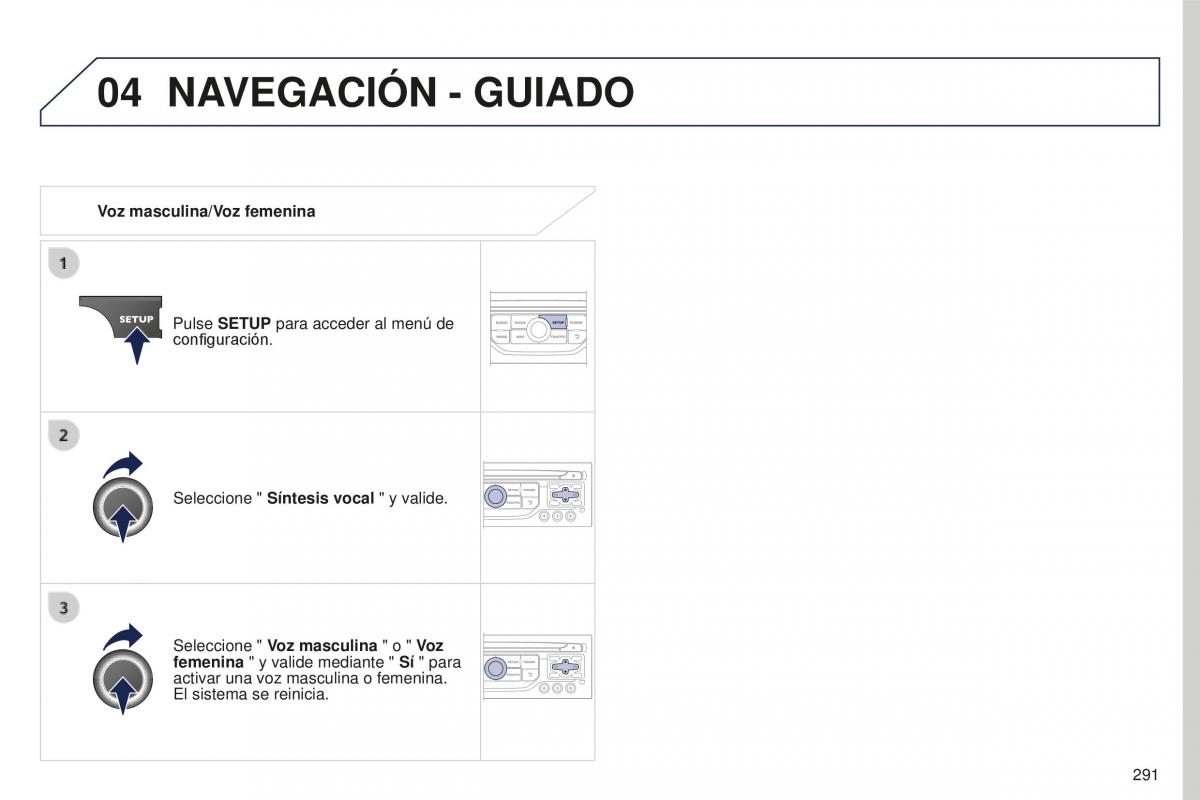 Peugeot 5008 II 2 manual del propietario / page 293