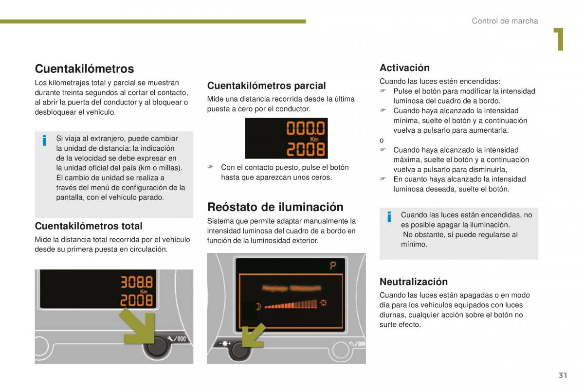 Peugeot 5008 II 2 manual del propietario / page 33