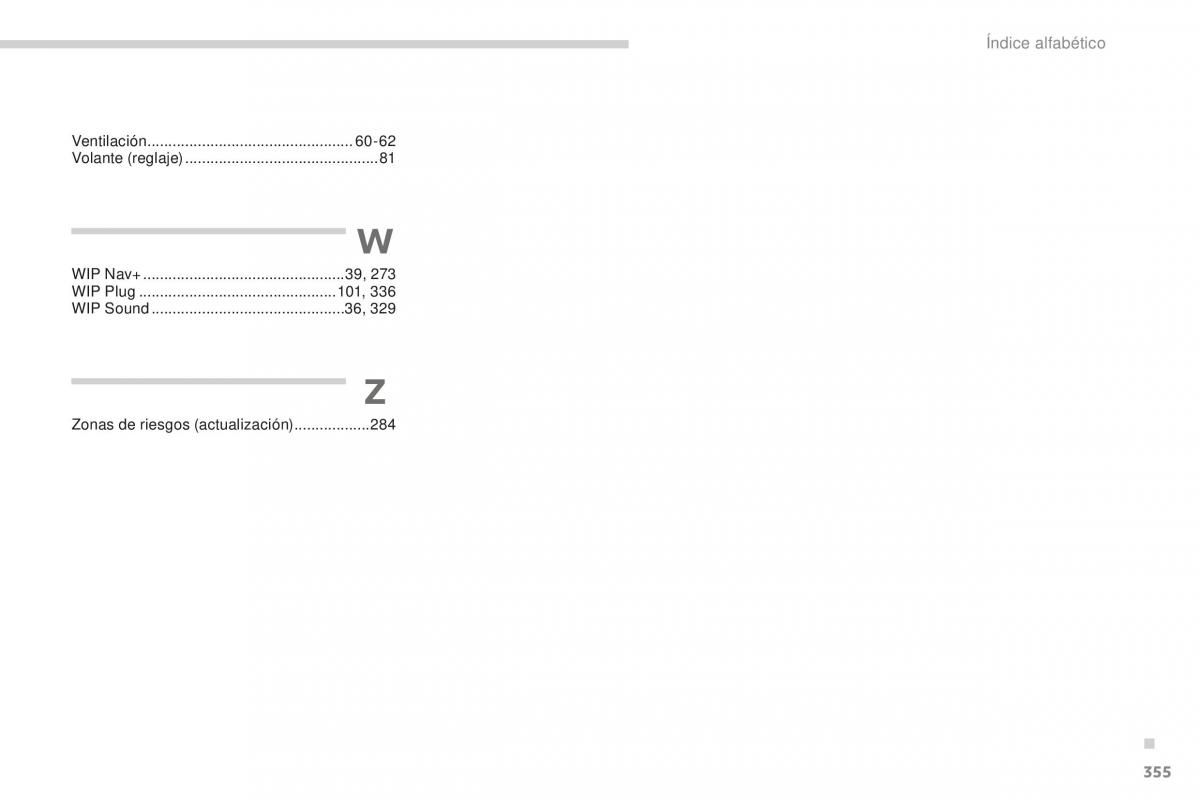 Peugeot 5008 II 2 manual del propietario / page 357