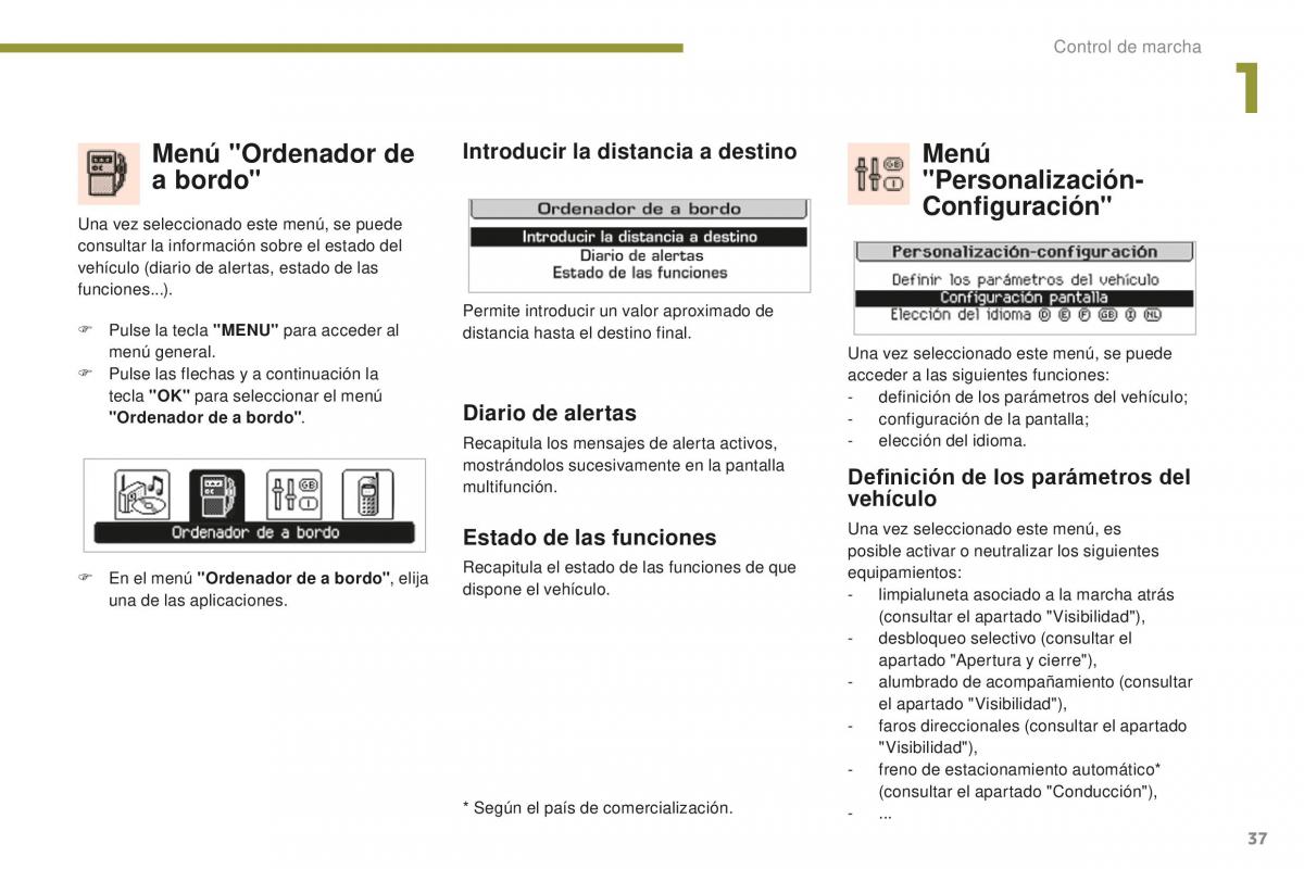 manual  Peugeot 5008 II 2 manual del propietario / page 39