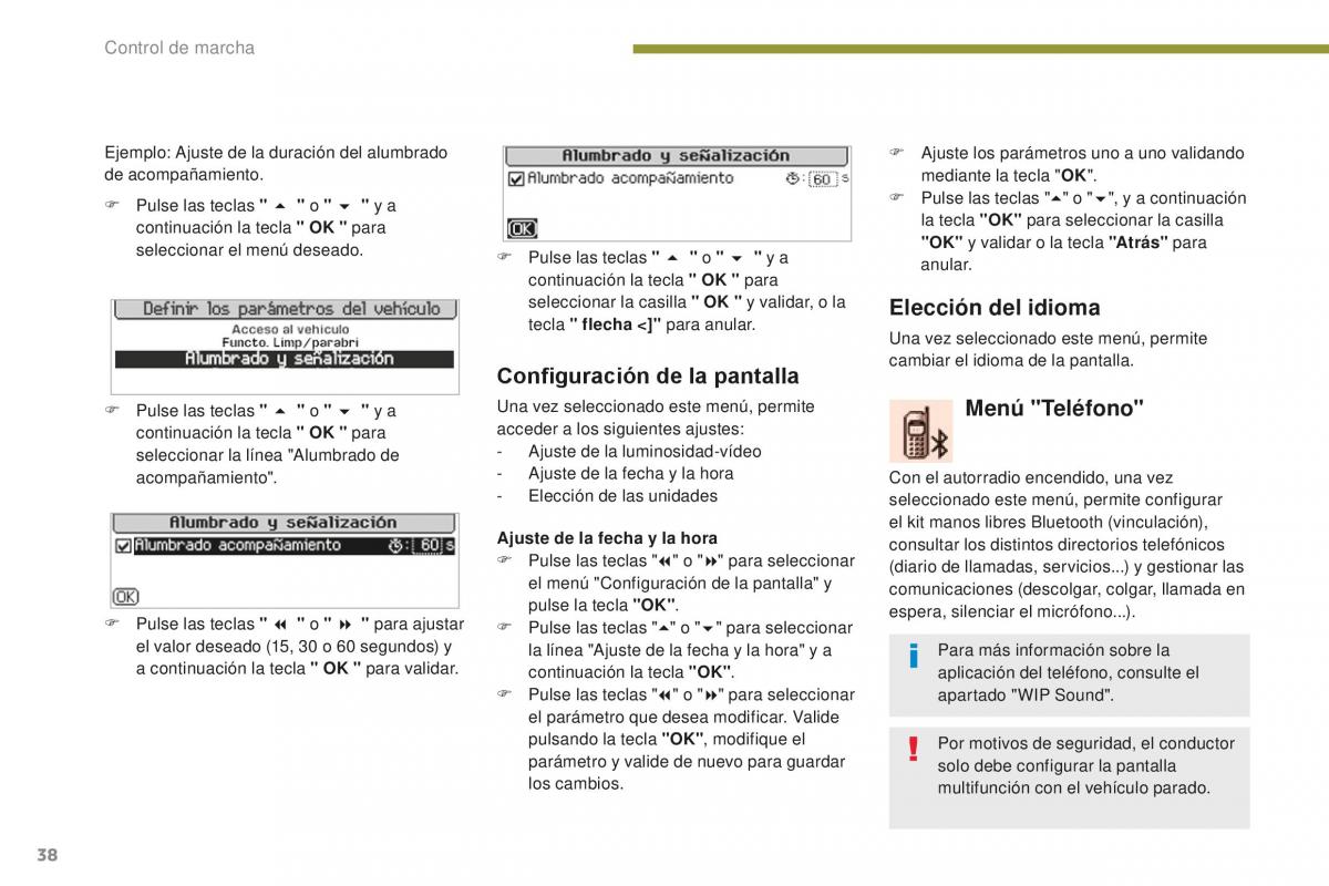 manual  Peugeot 5008 II 2 manual del propietario / page 40