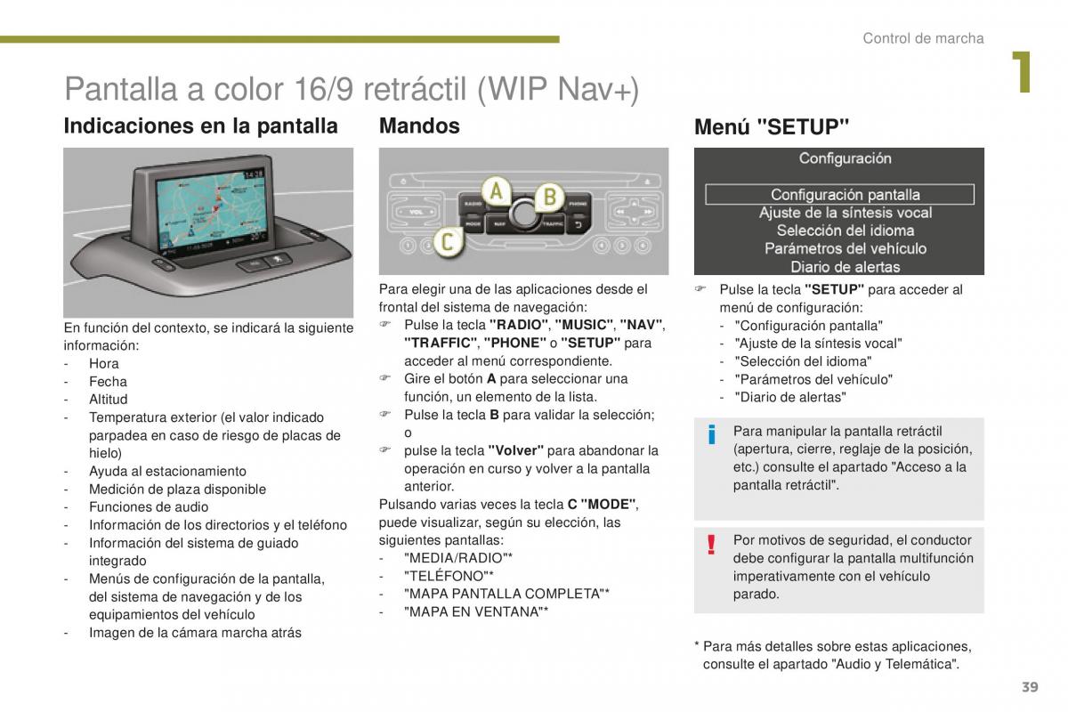 Peugeot 5008 II 2 manual del propietario / page 41