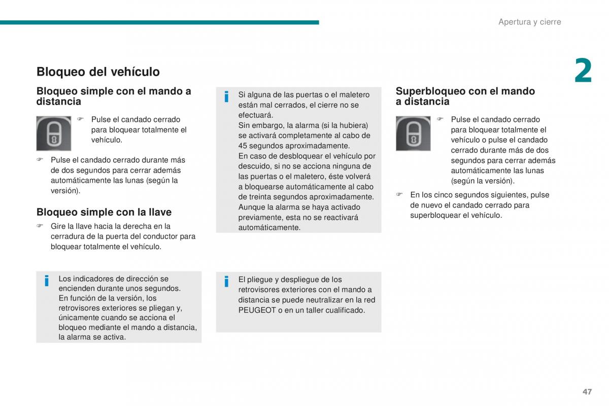 manual  Peugeot 5008 II 2 manual del propietario / page 49