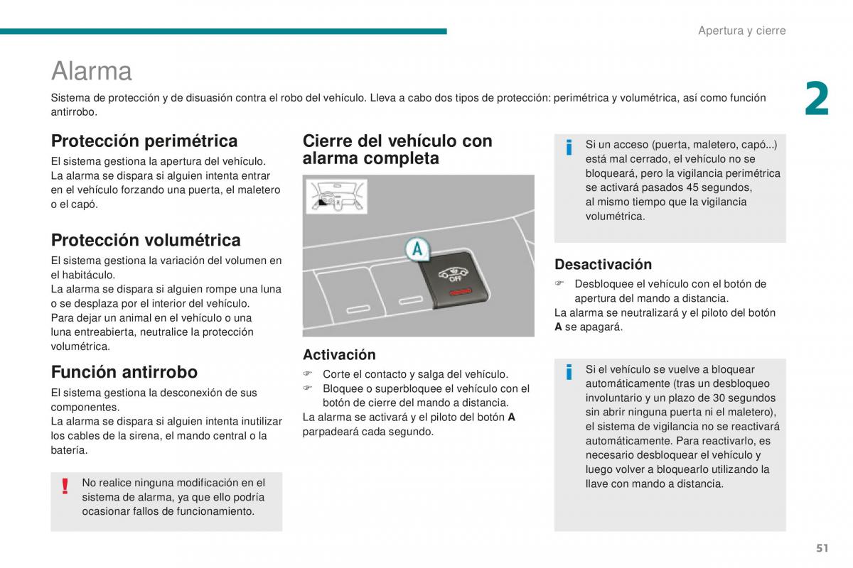 manual  Peugeot 5008 II 2 manual del propietario / page 53