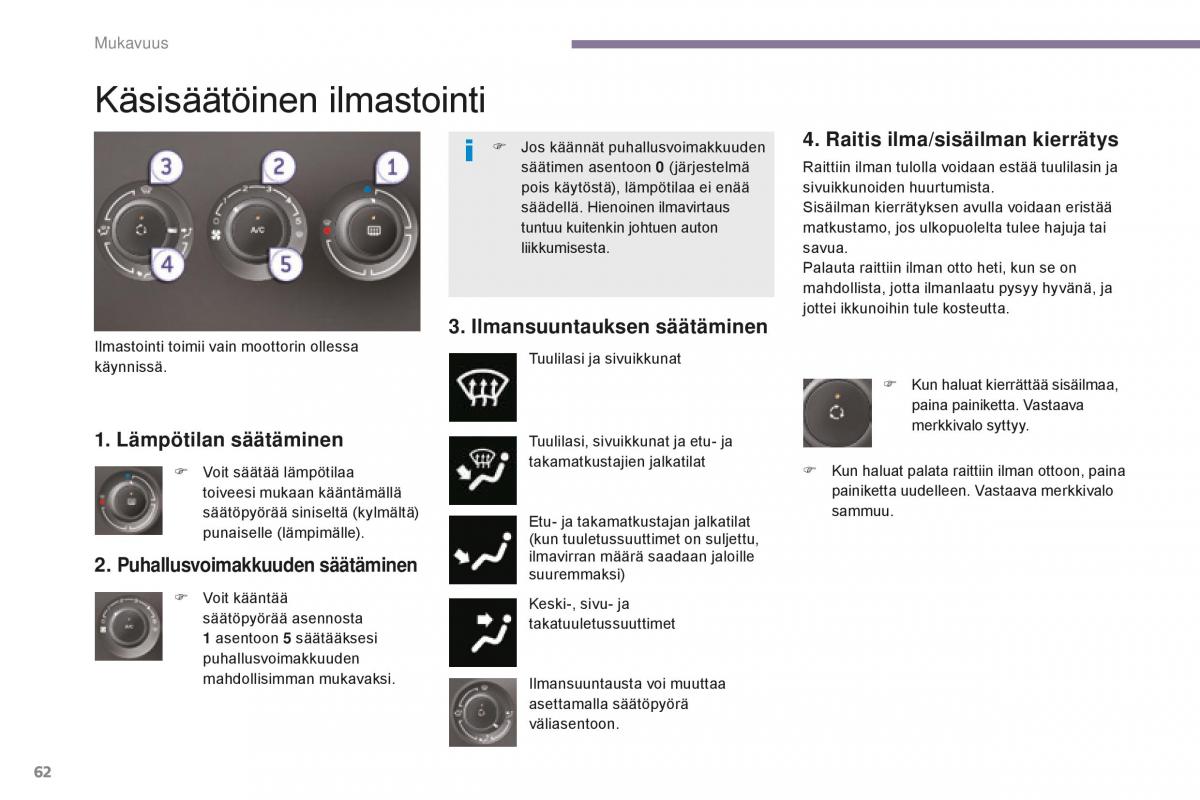 Peugeot 5008 II 2 omistajan kasikirja / page 64