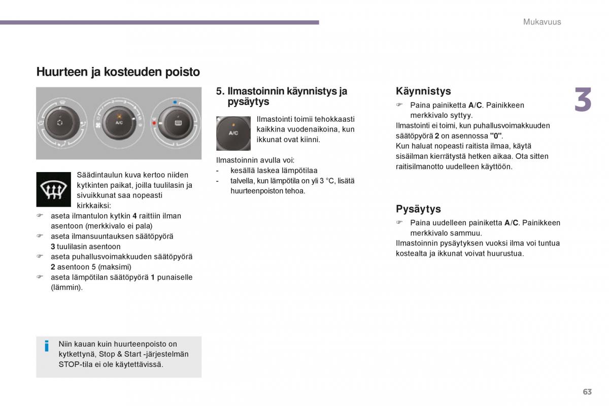 Peugeot 5008 II 2 omistajan kasikirja / page 65