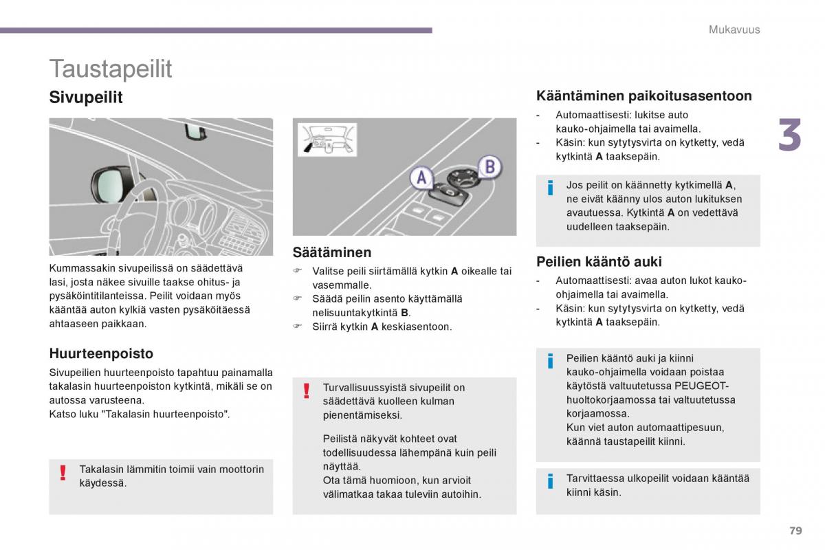 Peugeot 5008 II 2 omistajan kasikirja / page 81