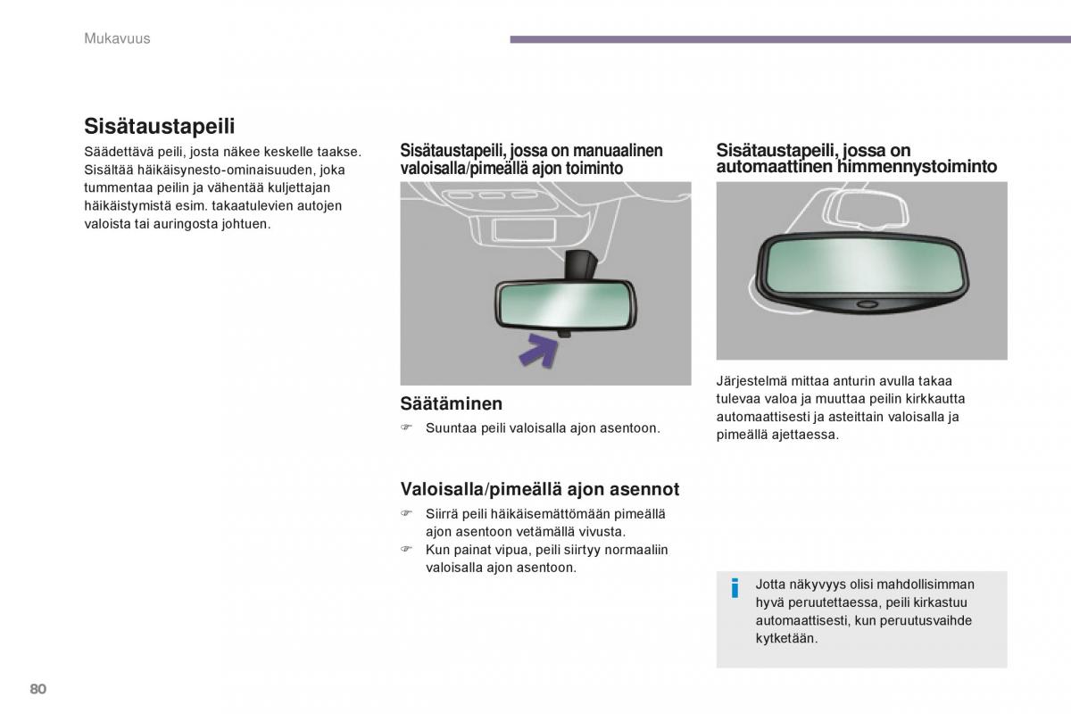 Peugeot 5008 II 2 omistajan kasikirja / page 82