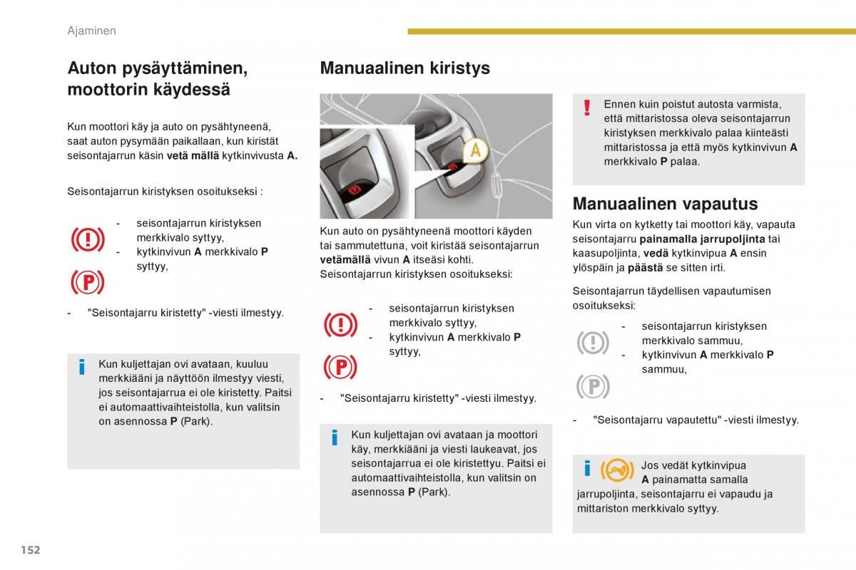 Peugeot 5008 II 2 omistajan kasikirja / page 154