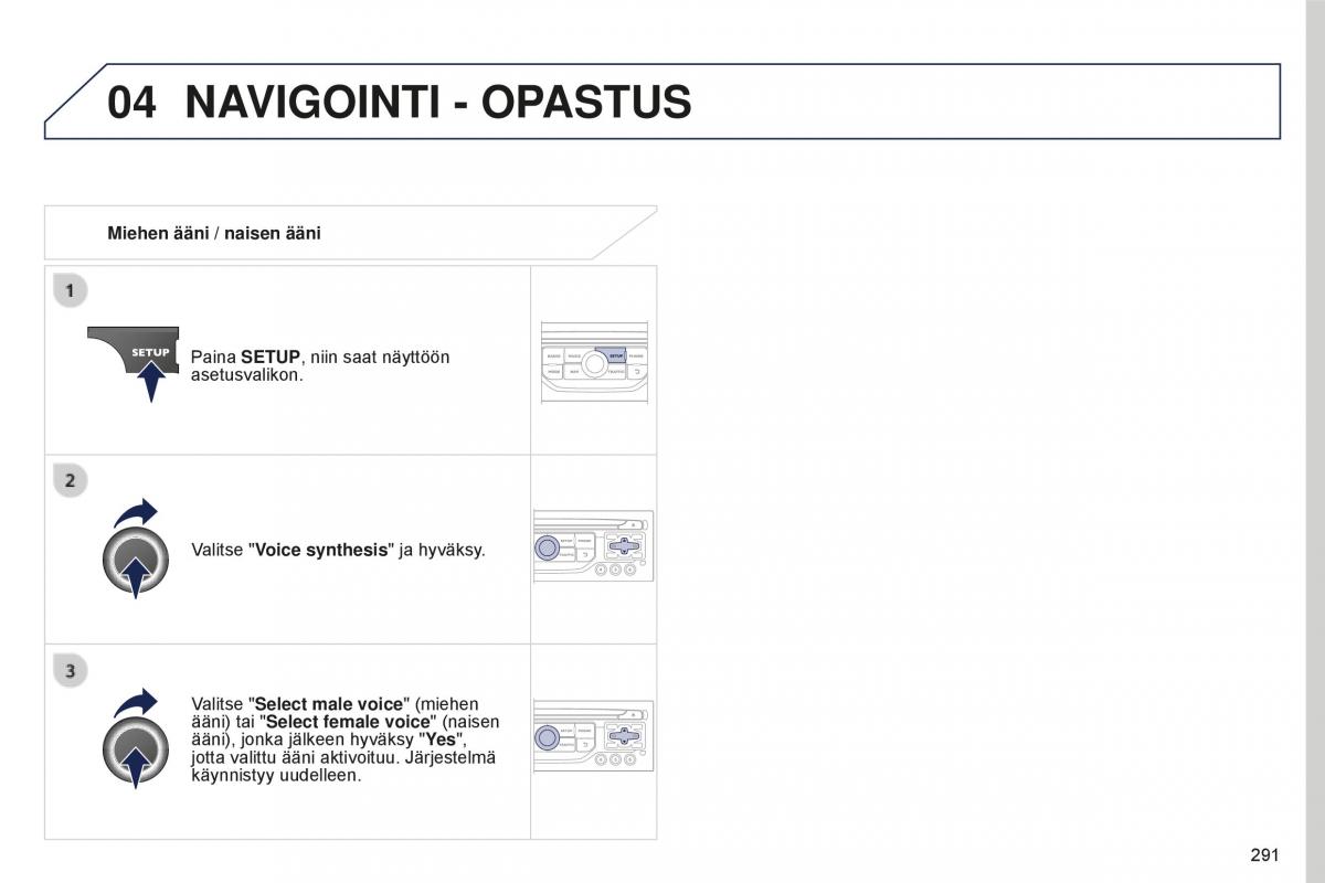 Peugeot 5008 II 2 omistajan kasikirja / page 293