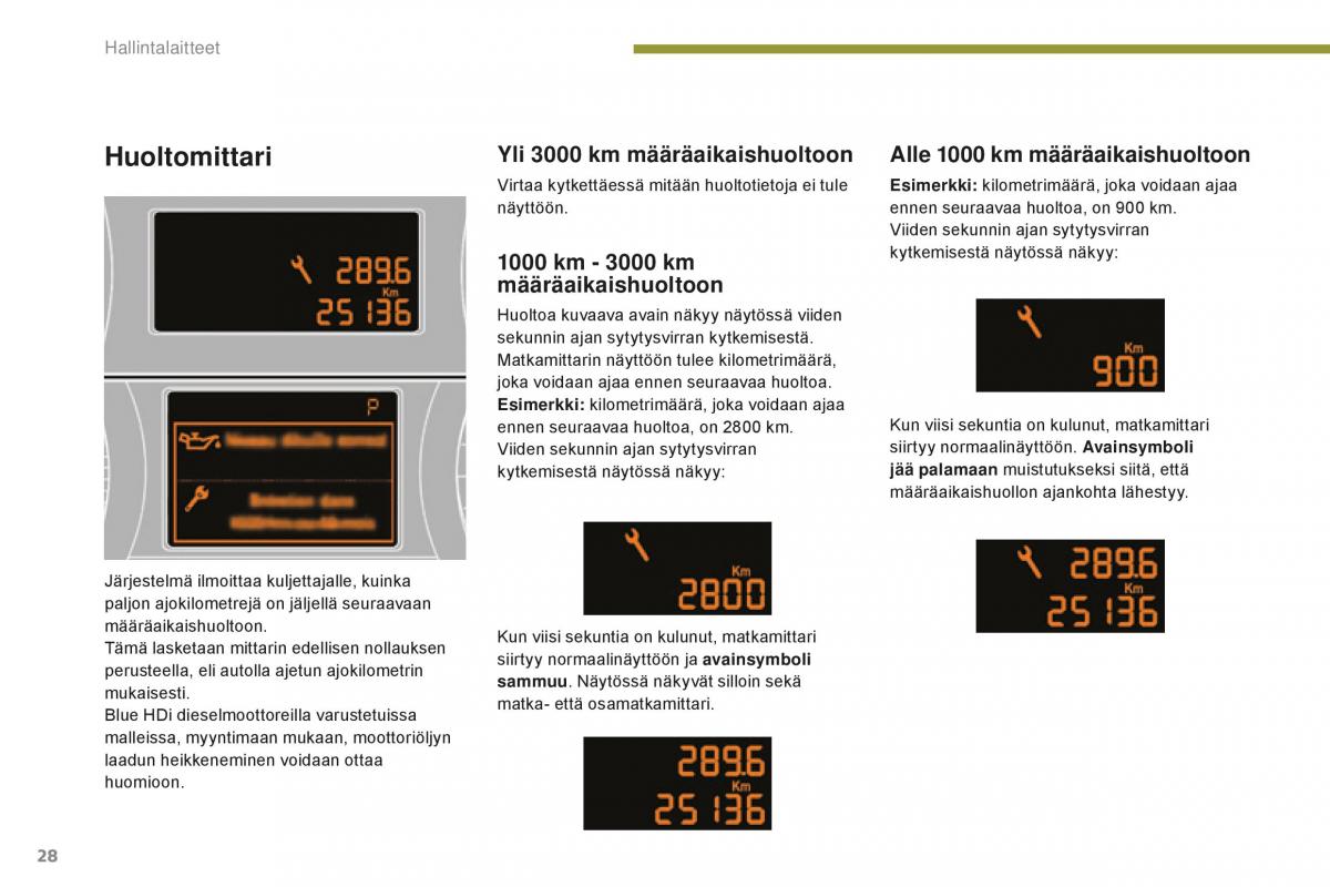 Peugeot 5008 II 2 omistajan kasikirja / page 30