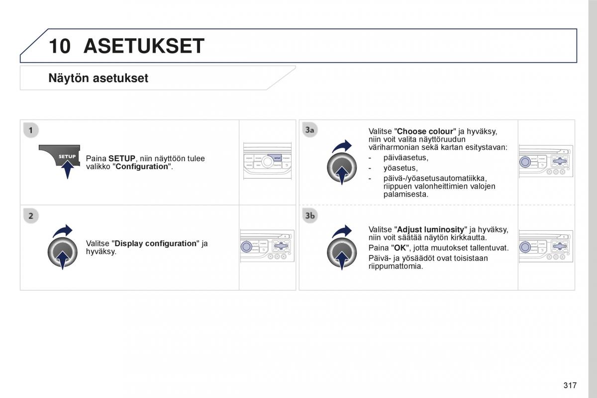 Peugeot 5008 II 2 omistajan kasikirja / page 319