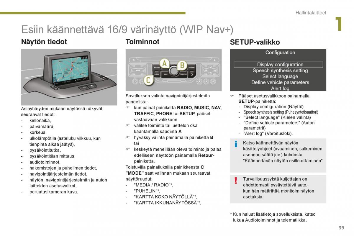 Peugeot 5008 II 2 omistajan kasikirja / page 41