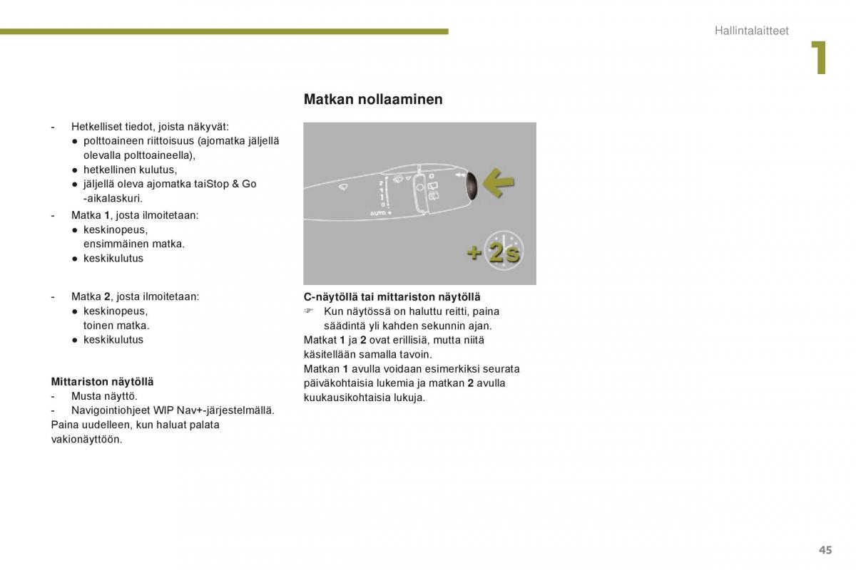 Peugeot 5008 II 2 omistajan kasikirja / page 47