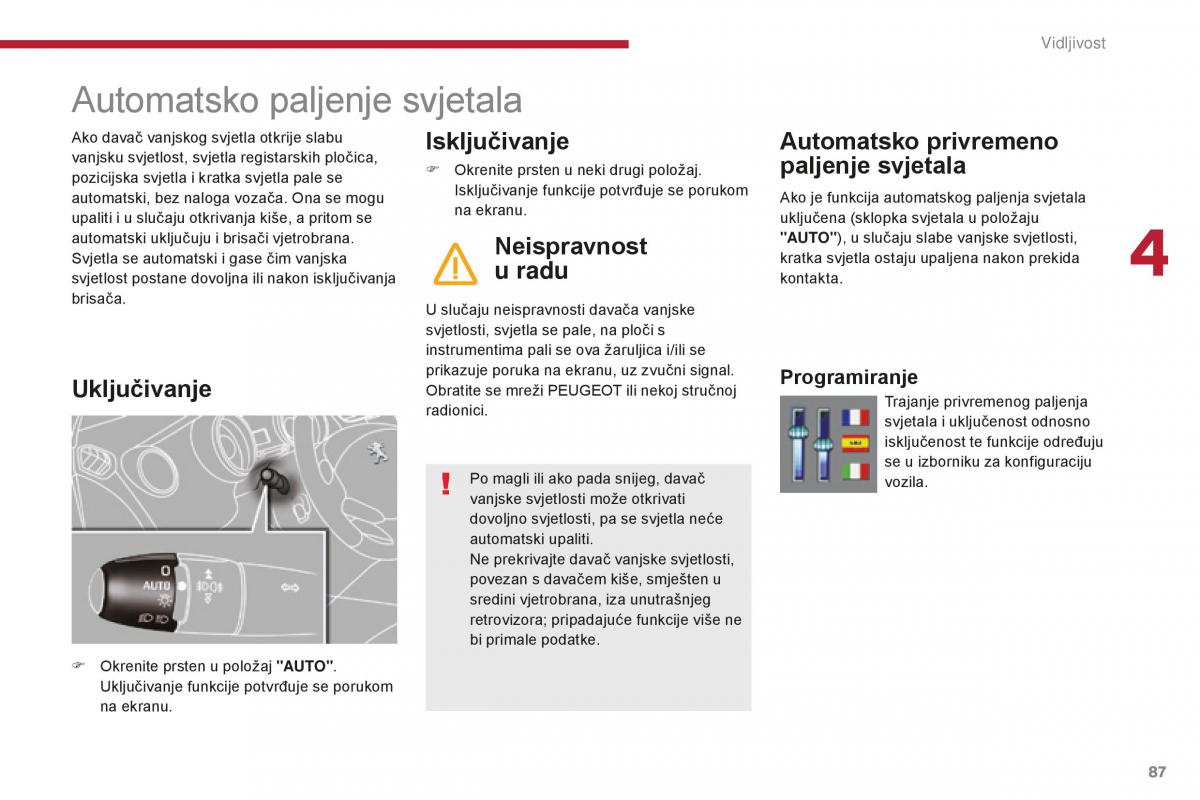 Peugeot 5008 II 2 vlasnicko uputstvo / page 89