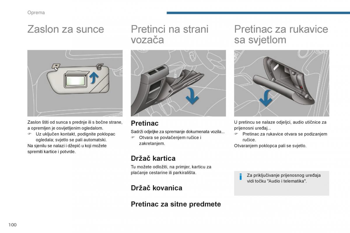 Peugeot 5008 II 2 vlasnicko uputstvo / page 102