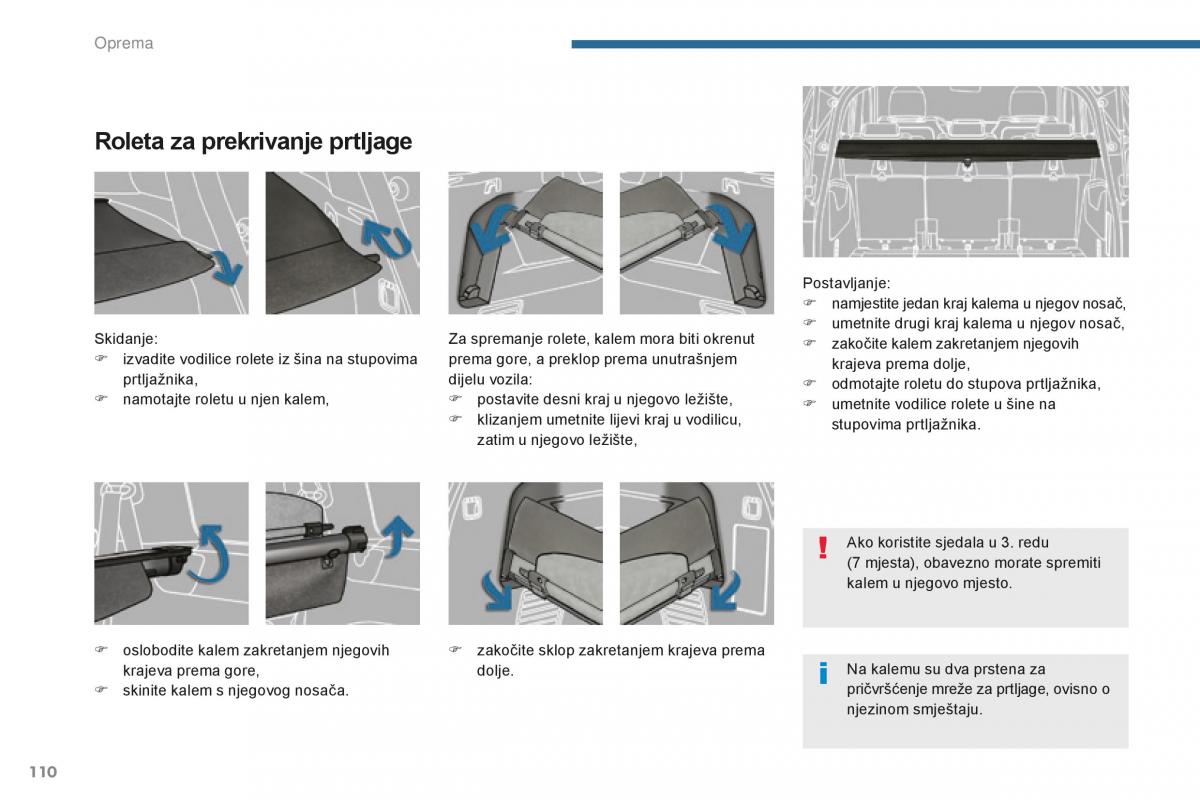 Peugeot 5008 II 2 vlasnicko uputstvo / page 112