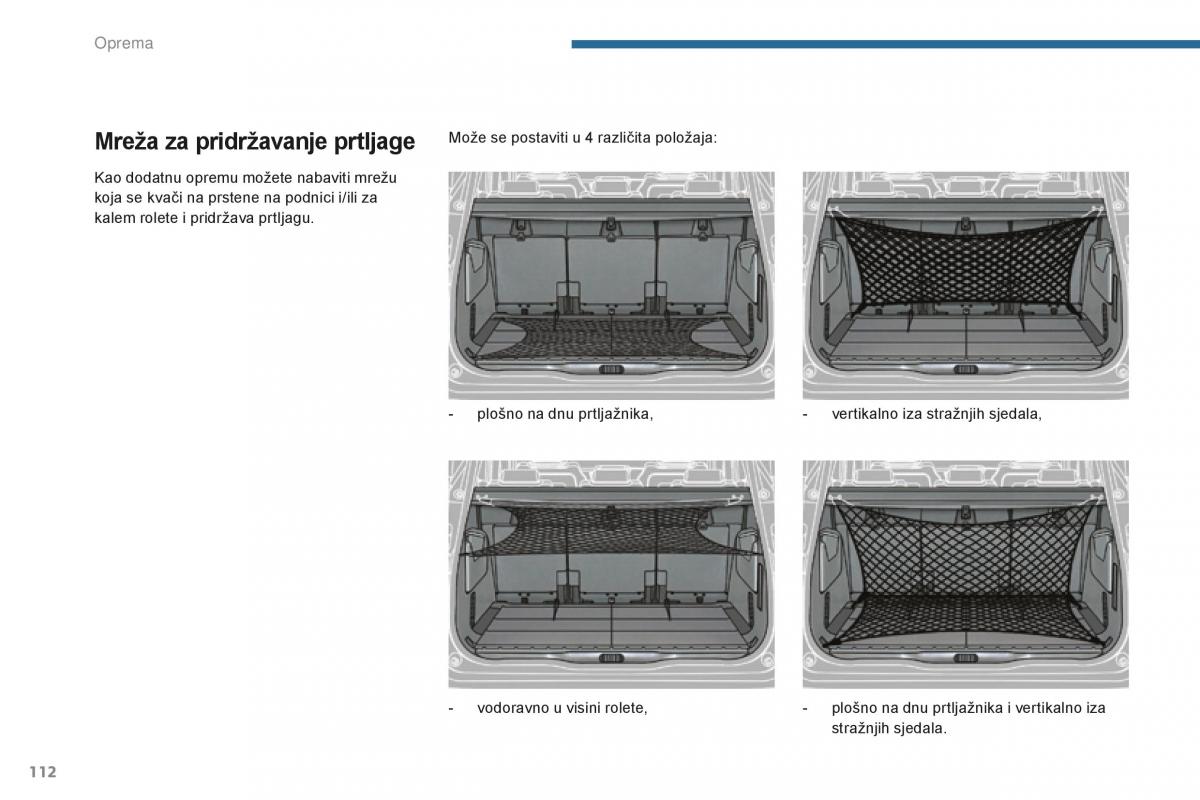 Peugeot 5008 II 2 vlasnicko uputstvo / page 114